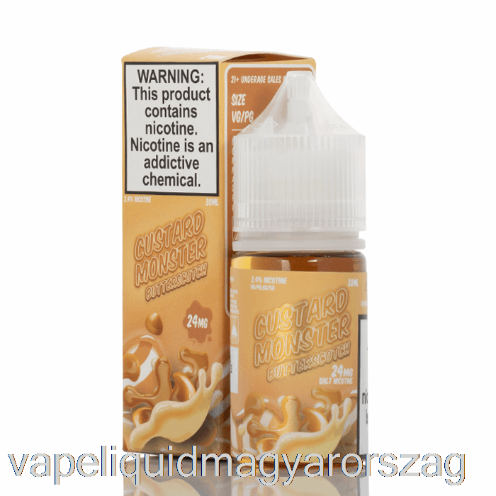 Vajkaramell - Puding Szörny Sói - 30ml 48mg Vape Folyadék